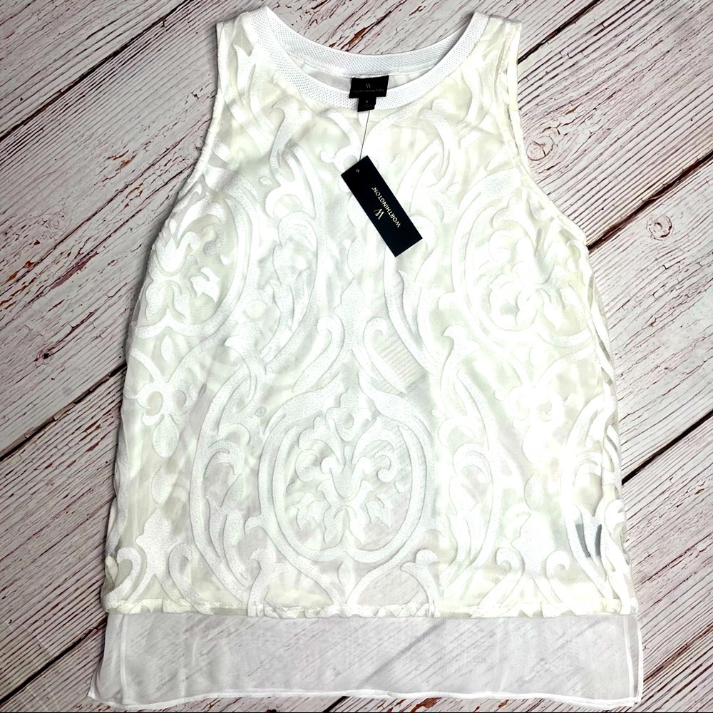Worthington Baroque Lace Top
